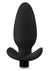Anal Adventure Platinum Silicone Vibrating Saddle Plug - Black