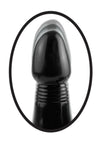 Anal Fantasy Collection Silicone Vibrating Thruster Waterproof - Black - 5.5in