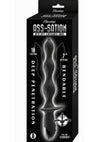Ass-Sation Deep Dive Contoured Wand Rechargeable Silicone Anal Probe - Black