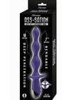 Ass-Sation Deep Dive Contoured Wand Rechargeable Silicone Anal Probe - Purple