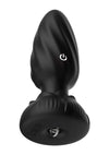 Atomic Rotating Vibrating Rechargeable Silicone Plug with Remote Control