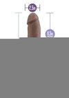 Au Naturel Daddy Sensa Feel Dual Density Dildo with Balls