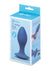 B-Vibe 4 Inch Rechargeable Silicone Vibing Plug - Purple