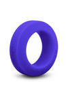 B-Vibe Flex Ring Gt Silicone Cock Ring - Blue - 32mm