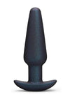 B-Vibe Hefty Weighted Silicone Anal Plug - Black
