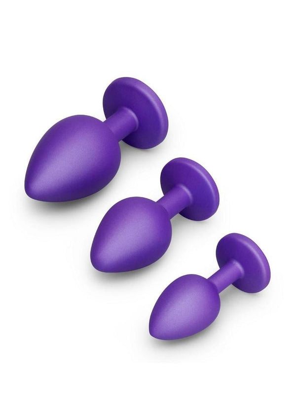 B-Vibe Jewel Butties Bundle Silicone Anal Plug