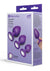 B-Vibe Jewel Butties Bundle Silicone Anal Plug - Purple - 3 Piece/Set