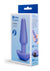 B-Vibe Shake Slimline Vibrating Silicone Anal Plug - Blue