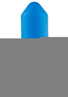 B-Vibe Snug Plug 5 Silicone Weighted Anal Plug - Blue