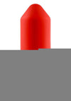 B-Vibe Snug Plug 6 Silicone Weighted Anal Plug - Red