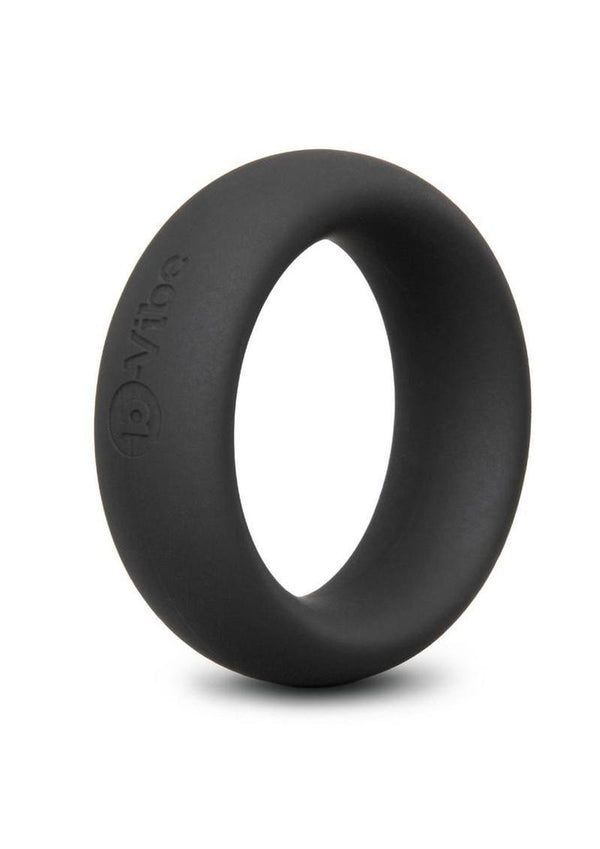 B-Vibe Snug Ring Silicone Cock Ring - Black - 40mm