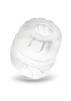 B-Vibe Stretch Tech Barrel Ultra Stretchy Cock Ring - Clear