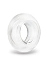 B-Vibe Stretch Tech Choke Cock Ring - Clear