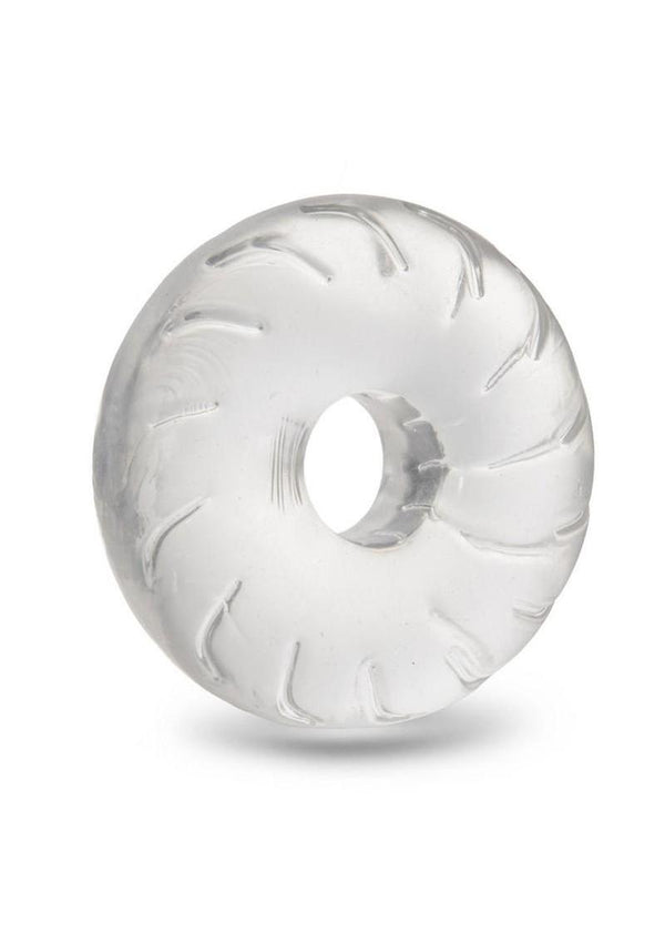 B-Vibe Stretch Tech Drive Ultra Stretchy Cock Ring - Clear