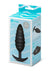 B-Vibe Twist Texture Silicone Plug - Black