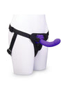 B-Vibe Vibrating Curved Silicone Strap-On Kit