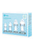 B-Vibes Anal Dilators Glass Plug - Clear - 4 Per Set/Set