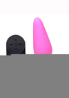 Bang! 21x Vibrating Silicone Rechargeable Butt Plug with Remote Control - Pink