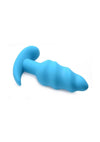 Bang! 21x Vibrating Silicone Rechargeable Swirl Butt Plug with Remote Control