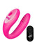 Bang! Gyrating G-Spot Rechargeable Silicone Dual Stimulating Vibrator with Remote - Pink