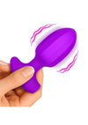 Bang! Ribbed Vibrating Silicone Butt Plug