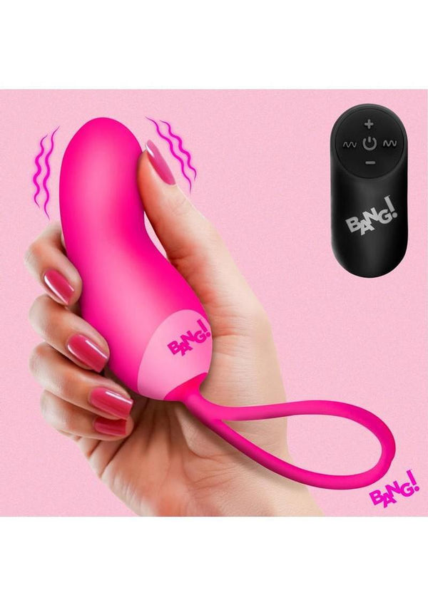 Bang Silicone Rechargeable Mini Vibrator with Remote Control
