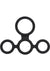 Big Man's Spreader Silicone Cock Ring - Black