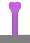 Bliss Liquid Silicone Lover Rechargeable Vibrator - Purple