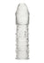Blue Line Veiny Penis Extension - Clear - 6.5in
