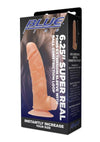 Blueline Super Real Penis Silicone Extension Sleeve with Ball Constriction Loop - Vanilla - 6.25in