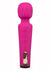 Lush Allana Velvet Rechargeable Silicone Wand Vibrator - Magenta/Purple/Rose Gold