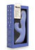 Blush Collection Simone Rechargeable Silicone Tapping Rabbit Vibrator - Blue