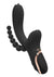 Bodywand G-Play Rechargeable Silicone G-Spot and Suction Vibrator with Anal Beads - Black