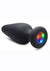 Booty Sparks Silicone Light-Up Anal Plug - Black - Large