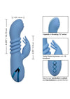 California Dreaming Santa Cruz Coaster Silicone Rechargeable Rabbit Vibrator