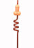 Candy Pecker Straw Strawberry Flavored Lollipop