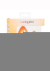 Cheeky Silicone Textured Anal Plugs - Orange - Large/Small - Set Of 2