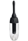 Cleanstream XL Spinning Automatic Enema Bulb - Black/Clear