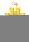 Clit-Tastic Tulip Rechargeable Silicone Finger Massager