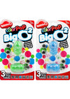 Color Pop Big O 2 Silicone Double Vibrating Cock Ring Waterproof - Assorted Colors