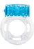 Color Pop Quickie Screaming O Plus Vibrating Ring Silicone Cock Ring - Blue