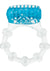Color Pop Quickie Screaming O Vibrating Ring Silicone Cock Ring - Blue