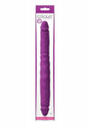 Colours Double Pleasures Silicone Double Dildo - Purple - 12in