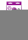 Colours Girth Silicone Dildo - Purple - 7in