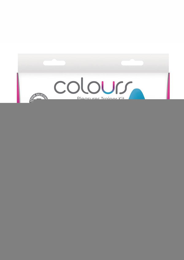 Colours Pleasures Trainer Kit Silicone Anal Plugs Assorted Sizes - Assorted Colors/Multicolor