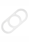 Commander Erection Enhancer Silicone Cock Ring - White
