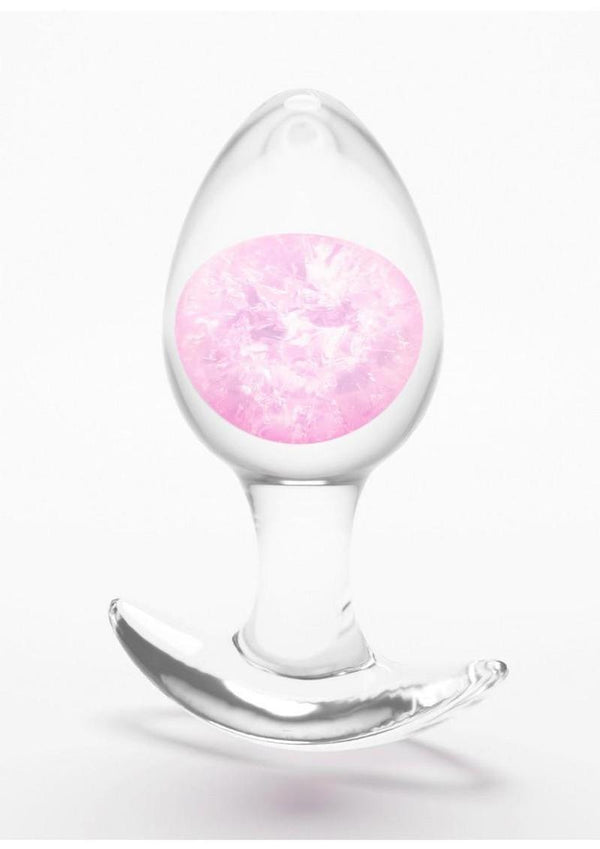 Cosmic Glams Silicone Anal Plug - Pink - Medium