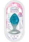 Cotton Candy Joy Gems Silicone Pleasure Anal Plug - Saphire - Blue