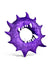 Creature Cock Constrictor Silicone Cock Ring - Purple/White