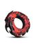 Creature Cock Hell Fang Silicone Cock Ring - Black/Red